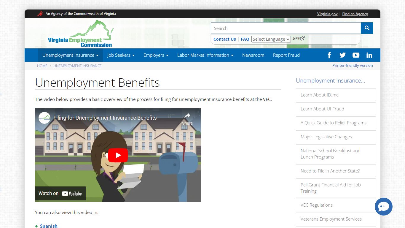 Unemployment Benefits | Virginia Employment Commission